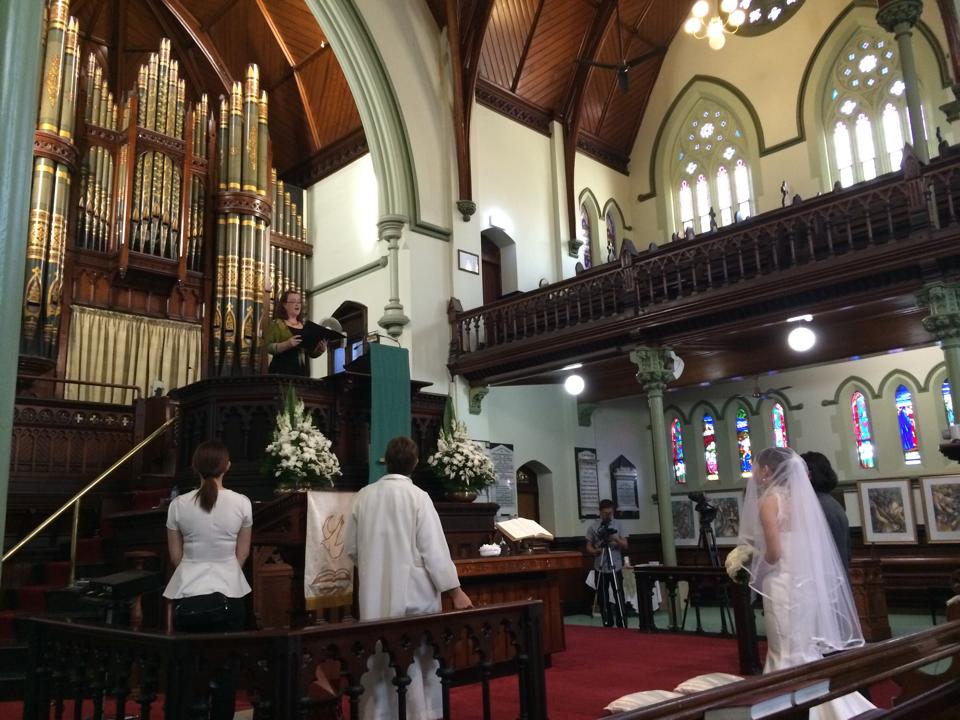 Albert street church - Wedding singer Brisbane
